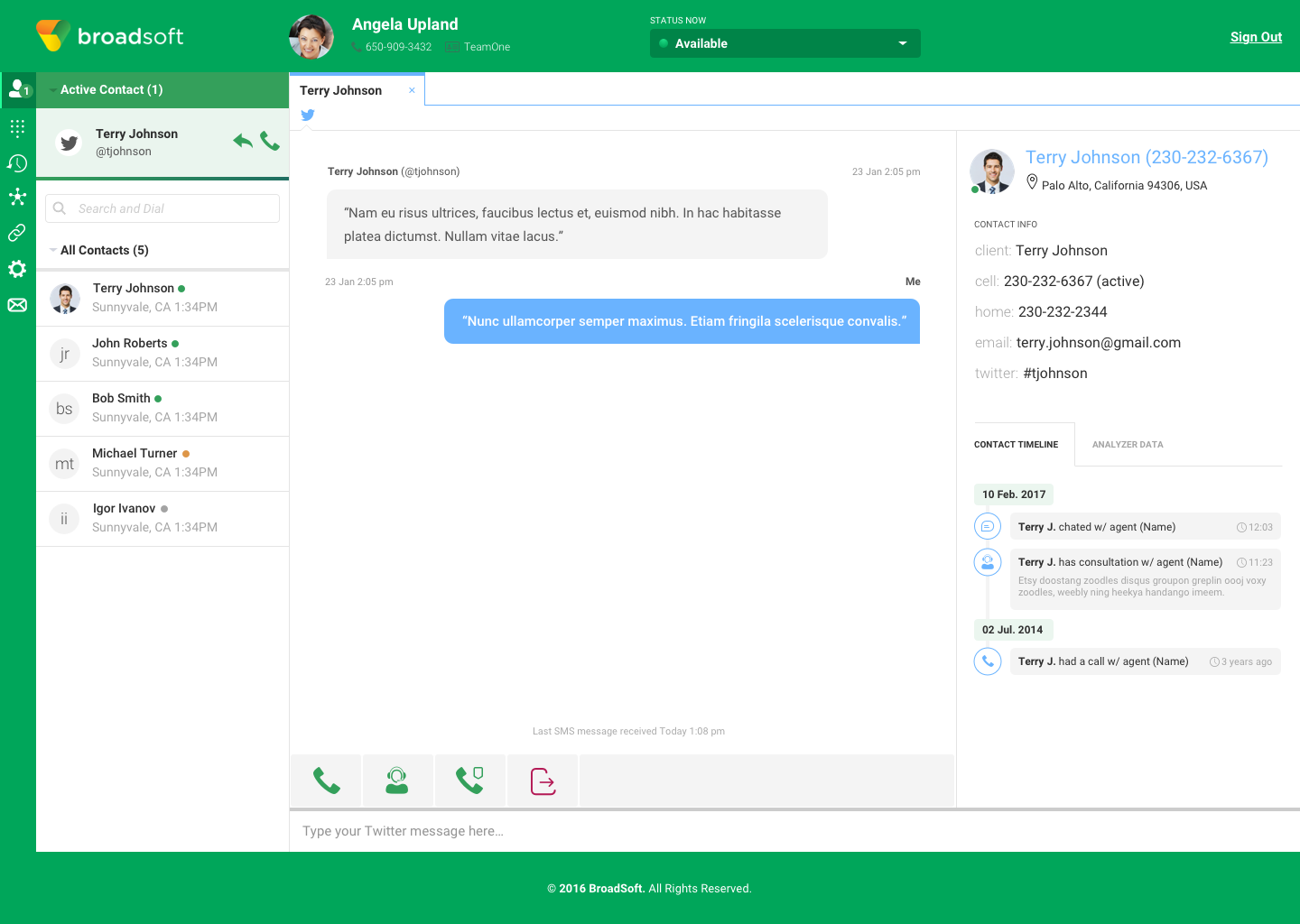 Cisco Webex Contact Center agent desktop