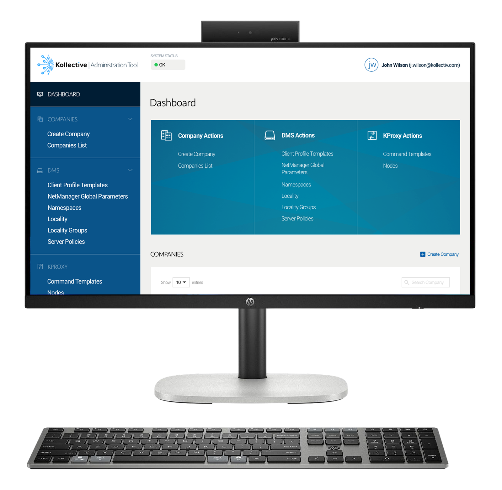 Kollective admin tool iconography